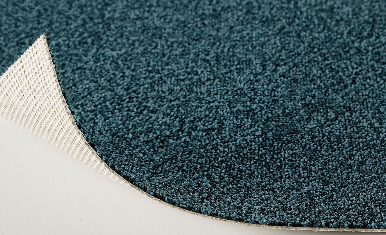 Moquette bouclée MICHIGAN DECO, col vert émeraude, rouleau 4.00 m