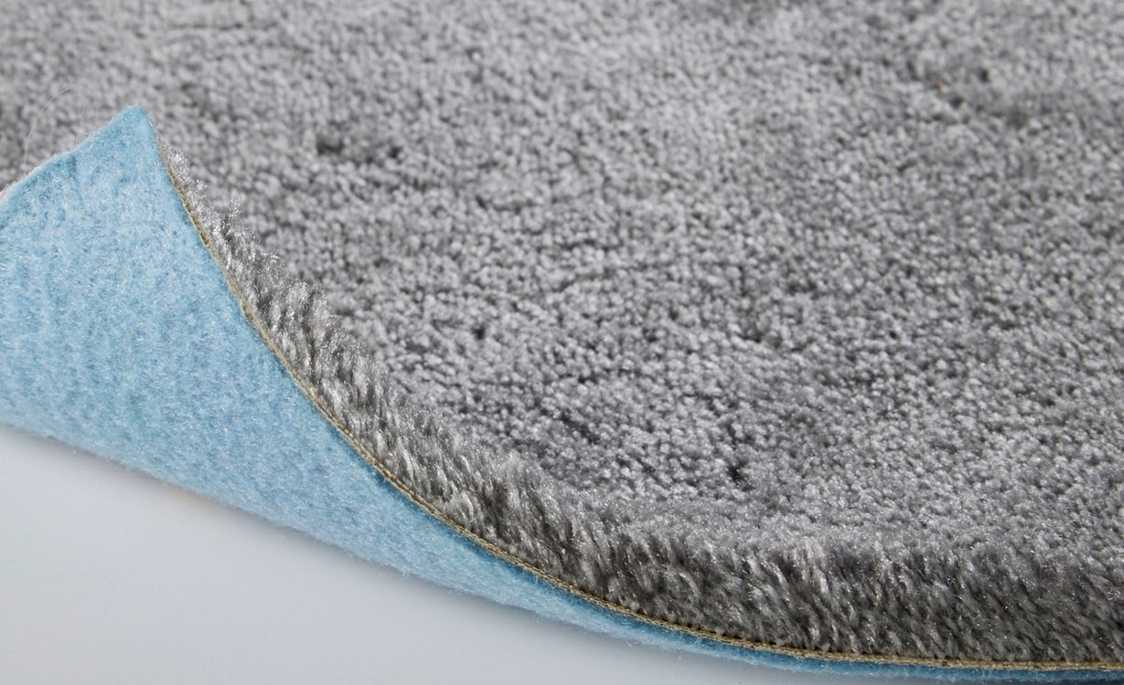 Moquette velours CARESSE, col gris acier, rouleau 4.00 m