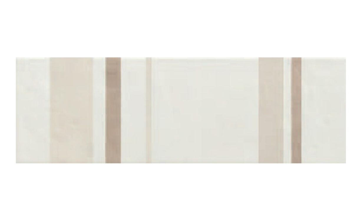 Faïence RESINE DECOR, faïence beige blanc, dim 25.00 x 75.00 cm