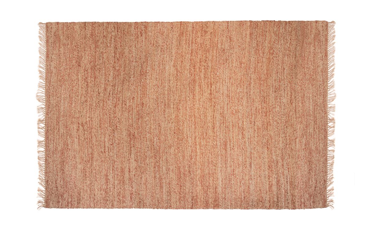 Tapis NAKKA , faux-uni rouge