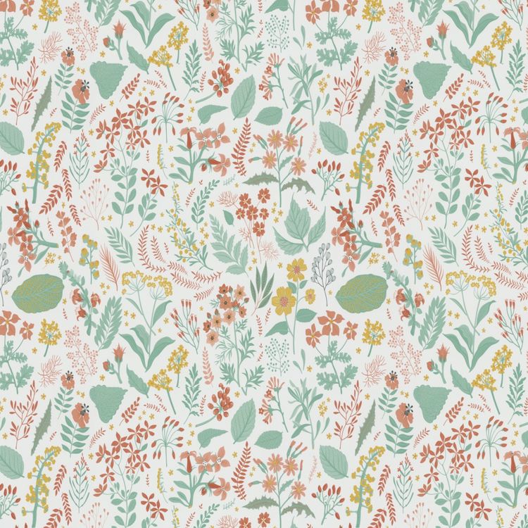 Papier peint BOTANIC Decoprint, 100% Intissé décor Floral / Végétal