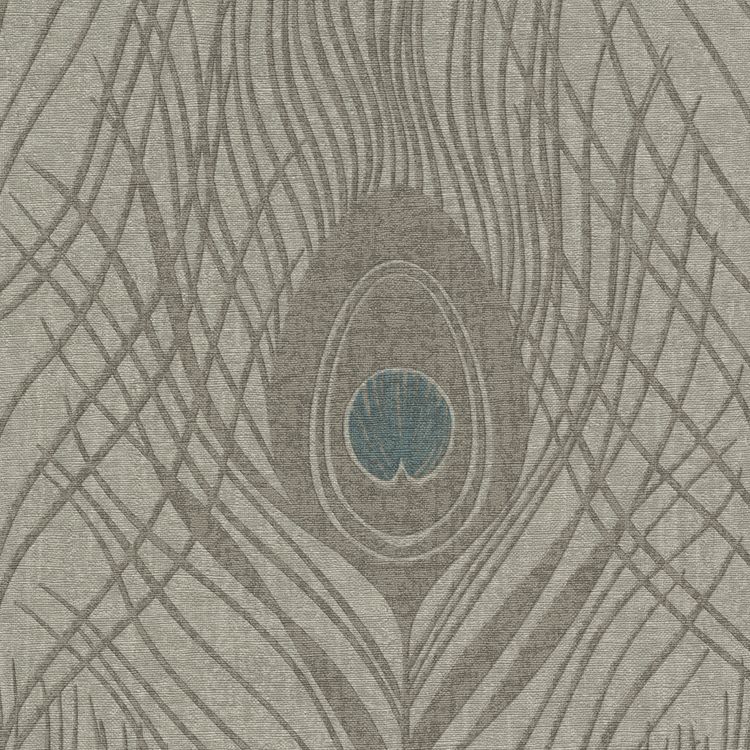 Papier peint MISO Montecolino, Vinyle sur intissé décor Floral / Végétal, marron