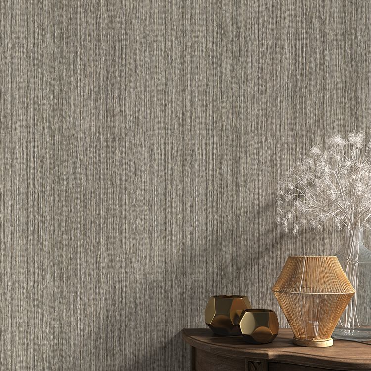 Papier peint MYLENE Montecolino, Vinyle sur intissé décor Effet de matière, marron