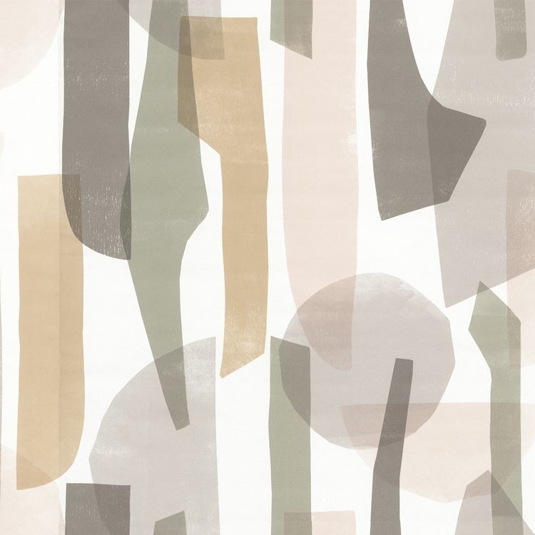 Papier peint LEO Lutece, Vinyle sur intissé décor Graphique,  gris