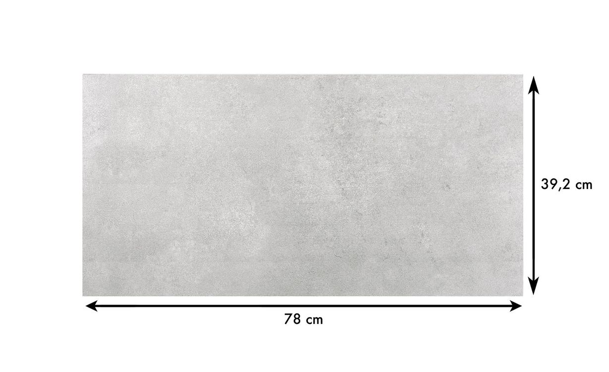 Revêtement minéral composite CERAMIN TILES SJ, sable, dalle 39.20 x 78.00 cm