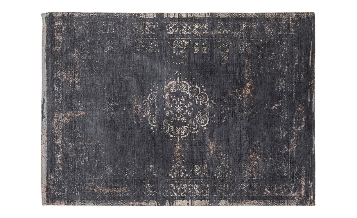 Tapis FADING MEDAILLON Louis De Poortere, oriental classiqueMineral Black