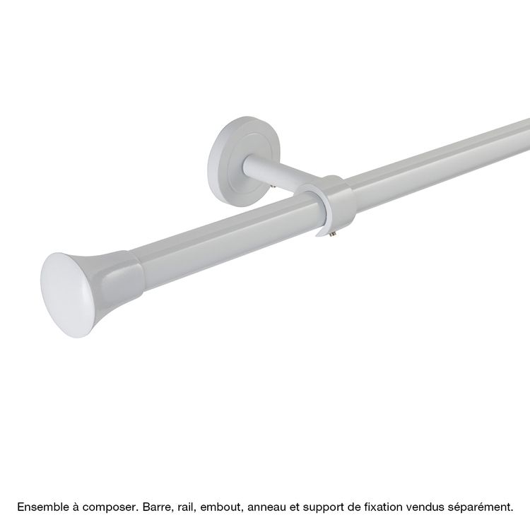 Embout TENDANCE, diam 20 mm, crème