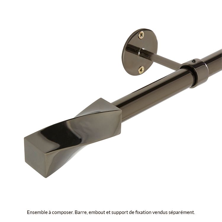 Support de fixation KORUM 7 cm, diam 19 mm, noir brillant