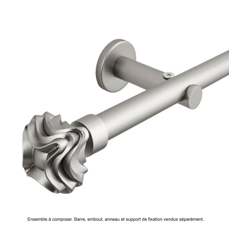 Support ZEN 4,5cm, diam 20 mm, givré mat