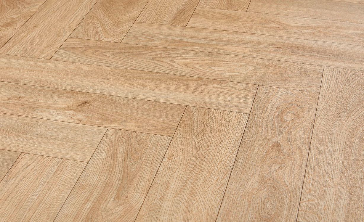 Sol vinyle rouleau EMOTION , Bois bâton rompu naturel, rouleau 4.00 m