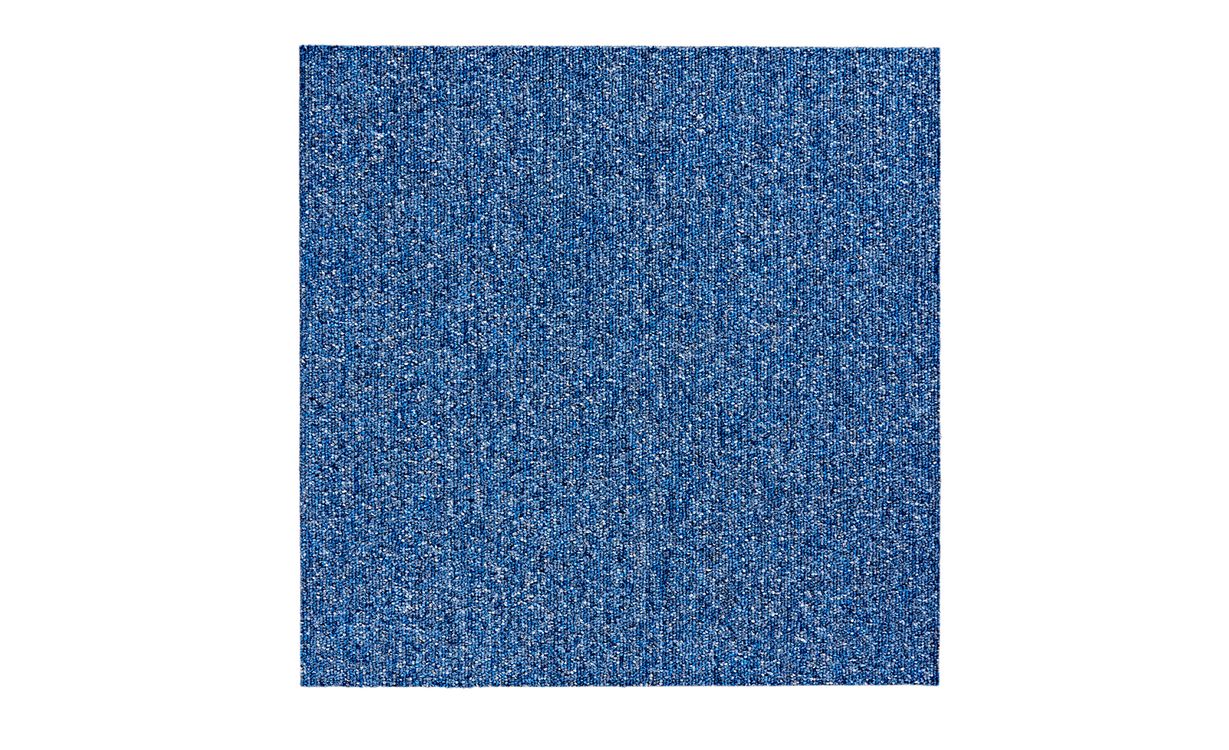 Dalle moquette ARIZONA, col bleu indigo, dim 50.00 x 50.00 cm
