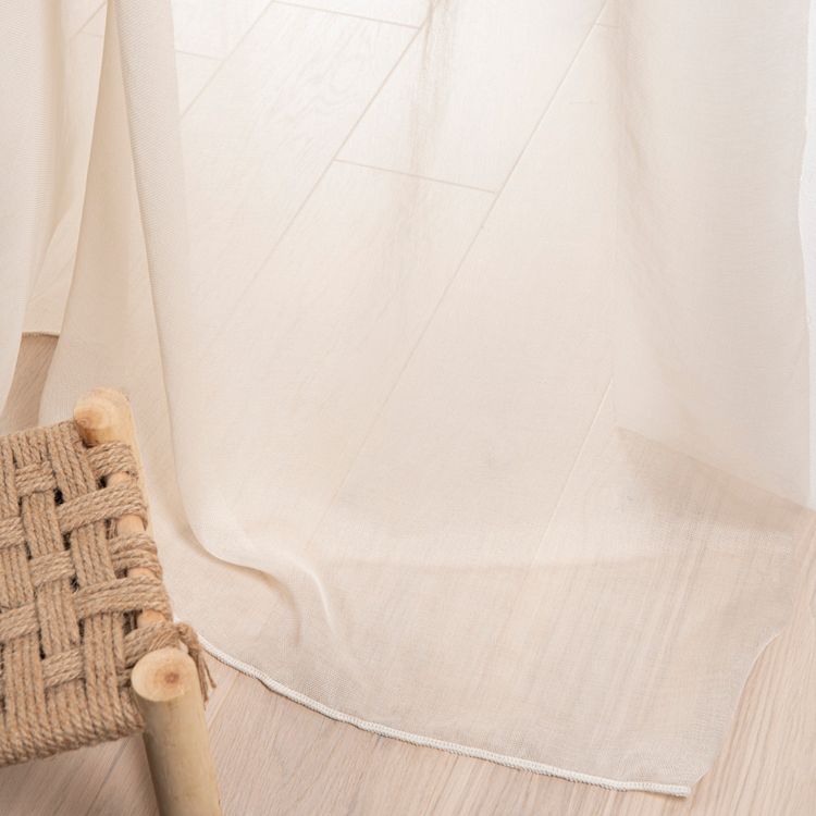 Store bateau sur-mesure à partir du voilage VICKY, , uni/faux uni, beige clair