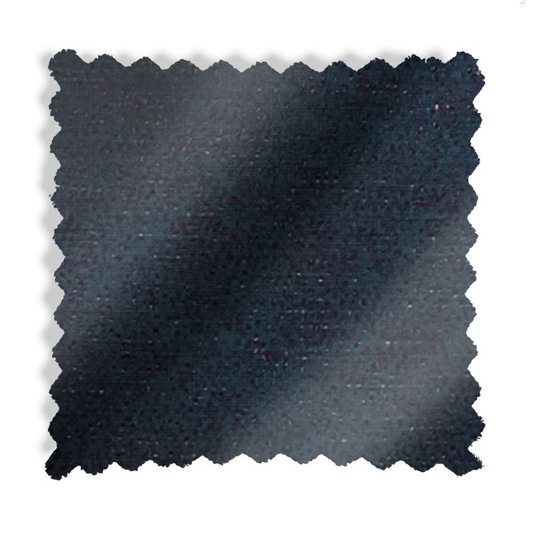 Panneau japonais sur-mesure à partir du tissu CAVIAR Tamisant, motif jacquard, Uni/faux uni, Bleu nuit
