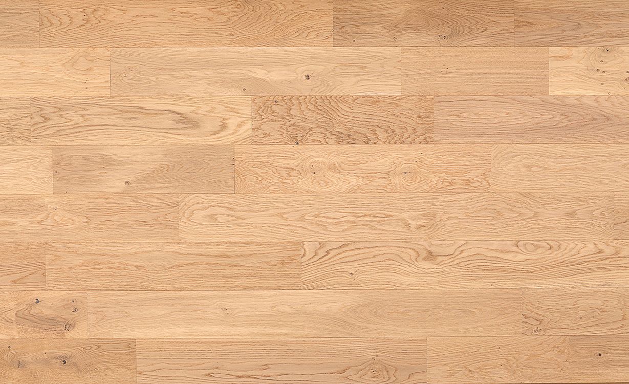 Parquet contrecollé MAESTRO 139 CHENE AUTHENTIQUE, chêne naturel, verni, larg. 13.90 cm