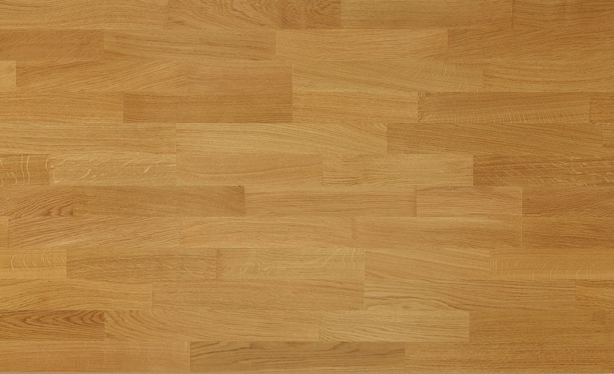 Parquet contrecollé ROYAL CLIC 139 CHENE EXCLUSIF, chêne miel, verni, larg. 13.90 cm