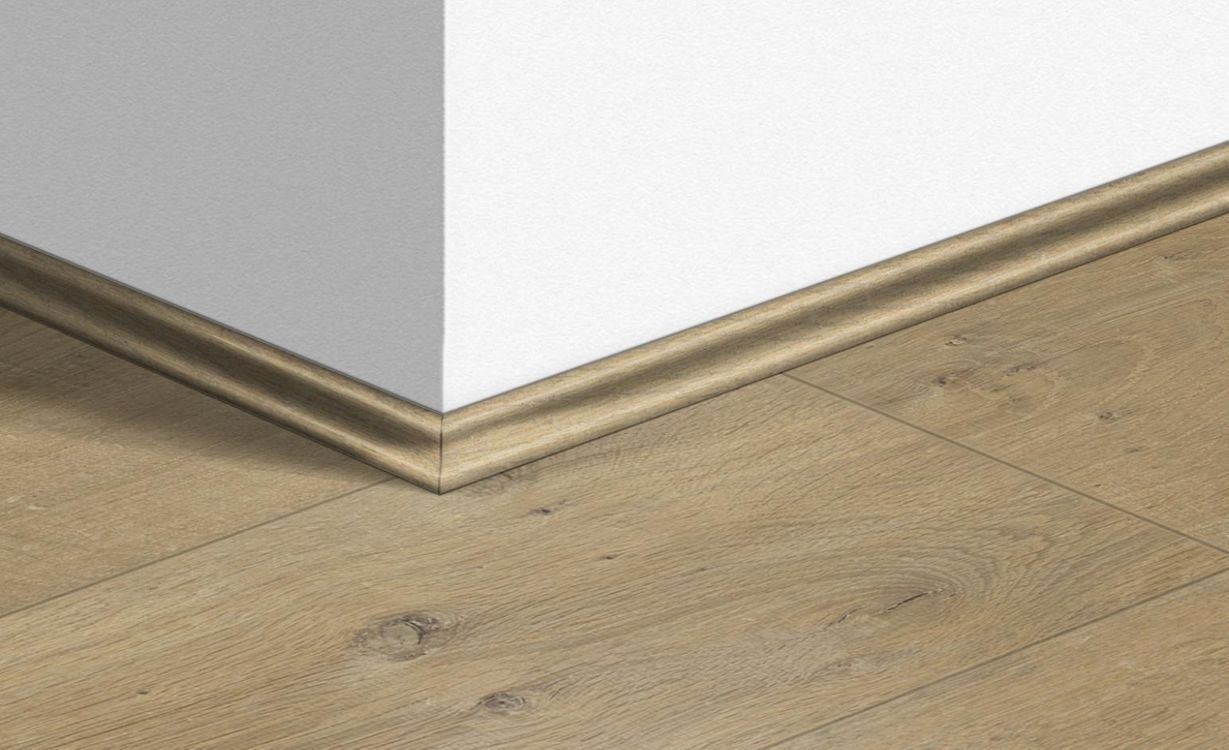 Quart de rond  Quick Step, Mdf, décor Bois chêne gris huilé, h.1.70 x L. 240.00 cm
