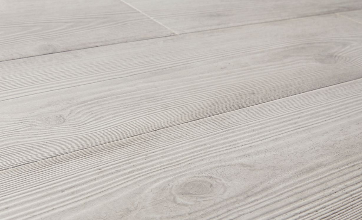 Sol stratifié IMPRESSIVE ULTRA Quick Step, aspect Bois gris clair, lame 19.00 x 138.00 cm
