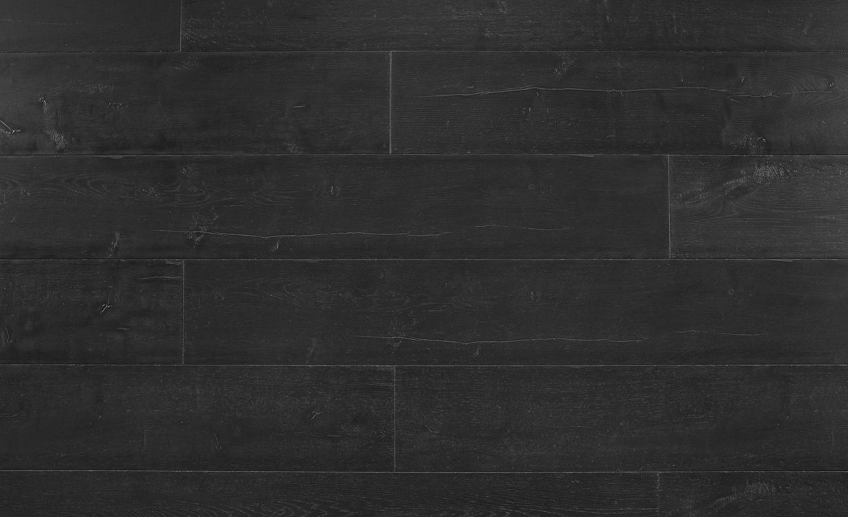Sol stratifié SIGNATURE Quick Step, aspect Bois peint noir, lame 21.20 x 138.00 cm