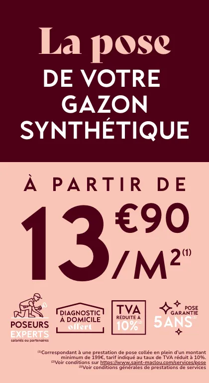 OP Forfait pose PPL : gazon synth