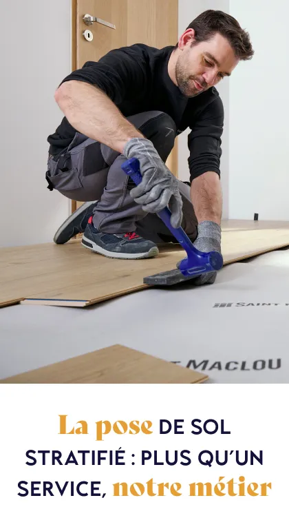 Push PL Stratifié - Pose