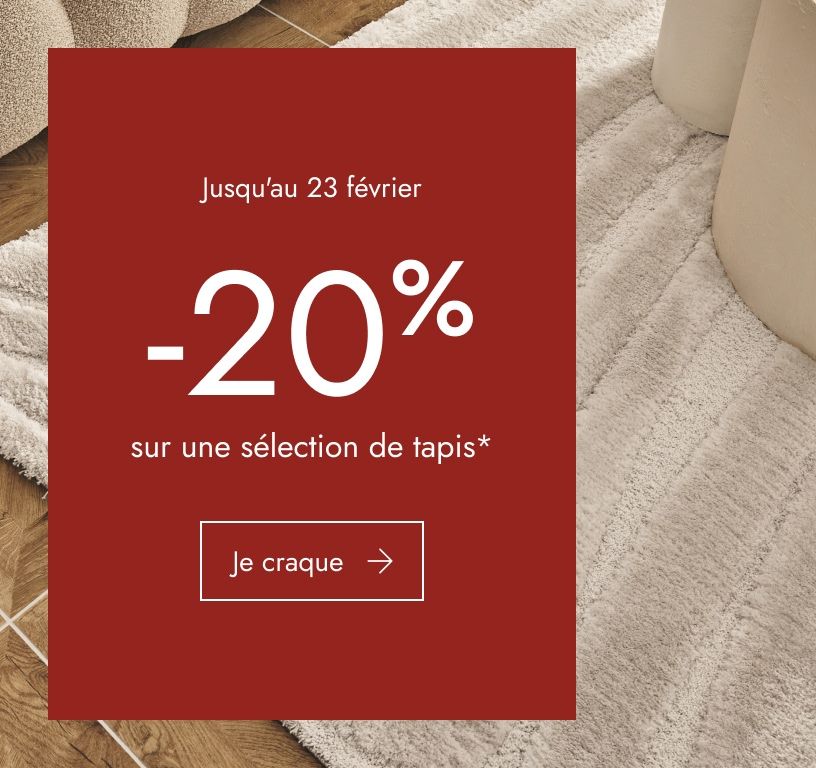 PPL - CTA - PROMO DU MOMENT TAPIS 04/02-->23/02