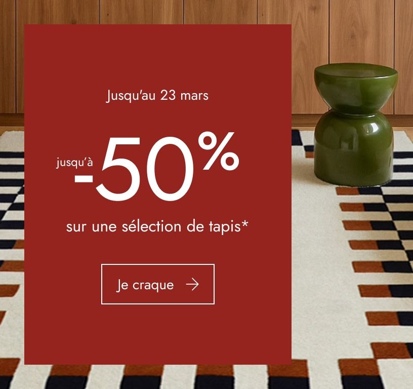 PPL CTA PROMO -50% Tapis 06/03 - 23/03 