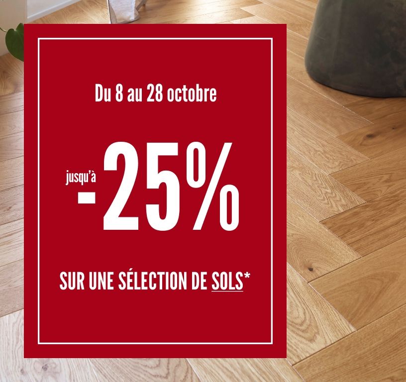 Encart de rupture générique les promos du moment parquet