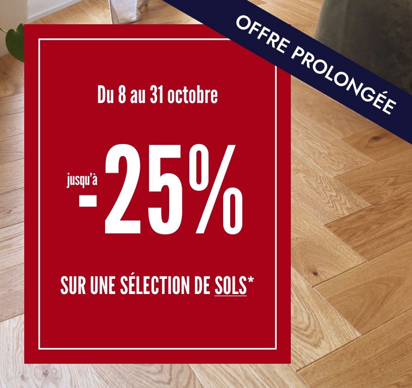 Encart de rupture générique les promos du moment parquet