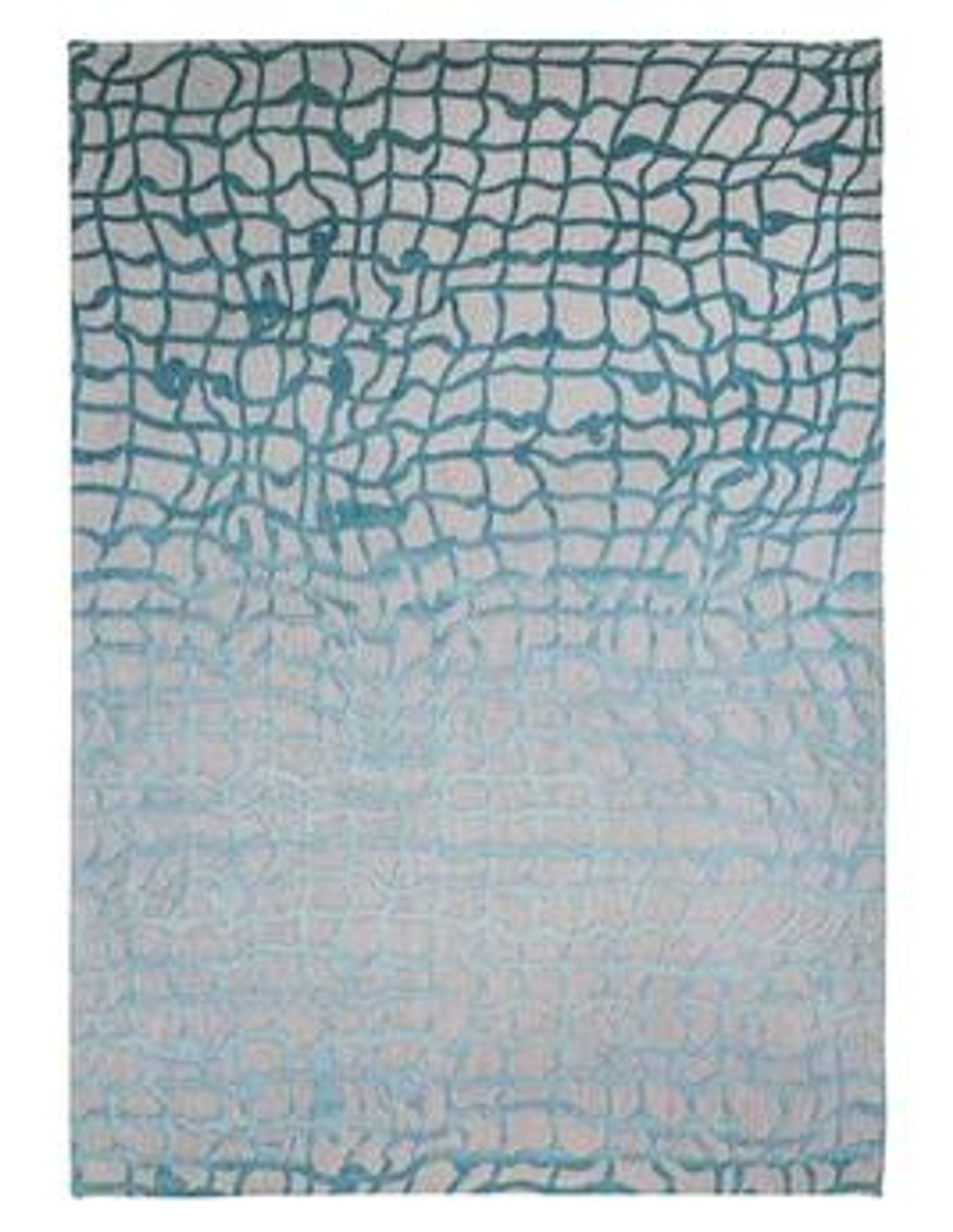 Tapis DEDALO Louis De Poortere, géométrique blue marine