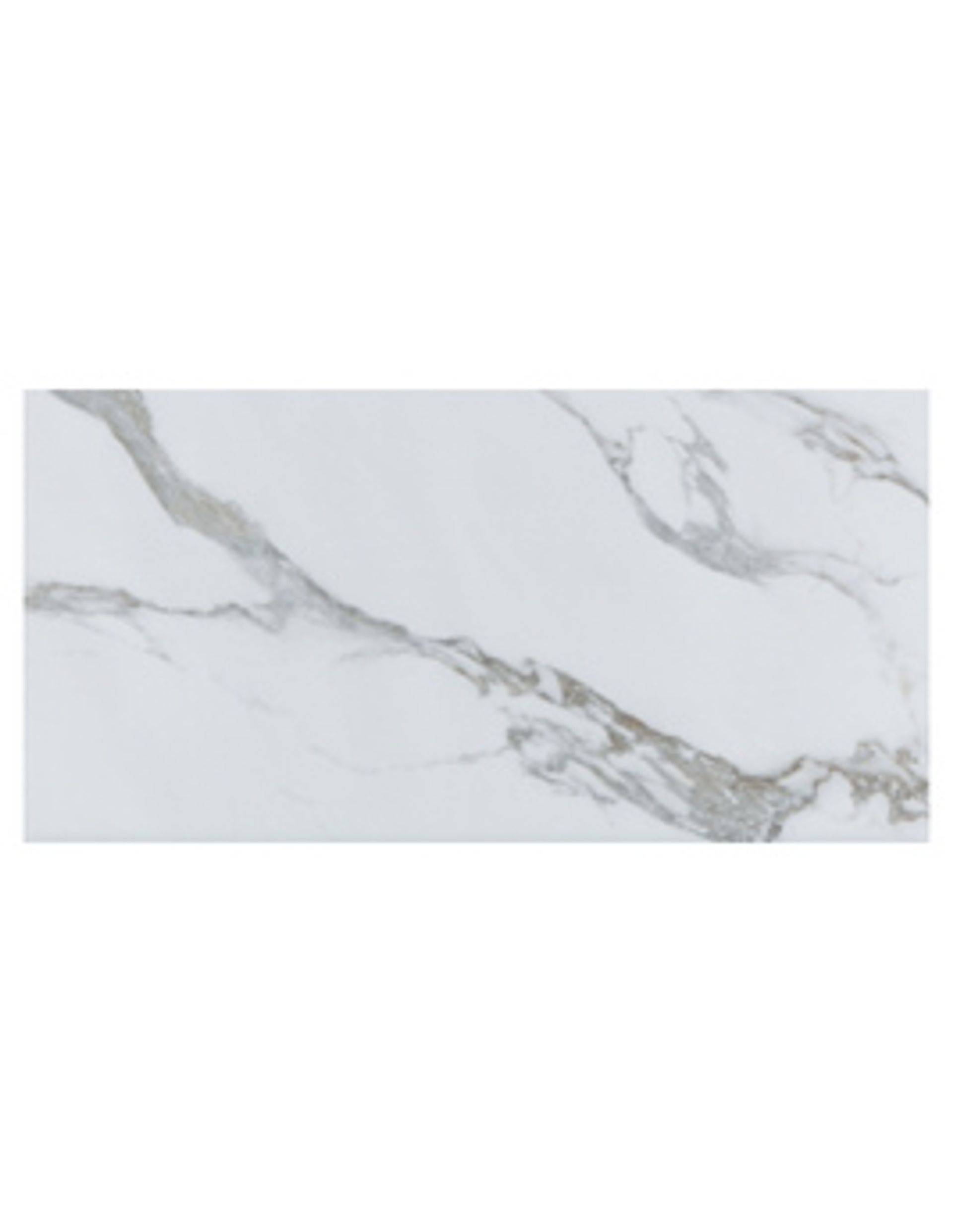 Carrelage CARRARE MAT, aspect marbre blanc, dim 60.00 x 60.00 cm