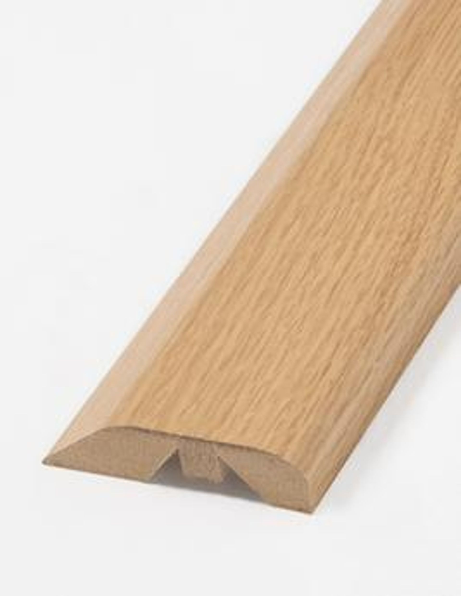Profilé multi fonction SEUIL 3EN1 PALACE (livré avec rail, fiches, vis et couteau) Lamett, Mdf placage bois, décor chêne naturel, l.6.28 x L. 215.00 cm