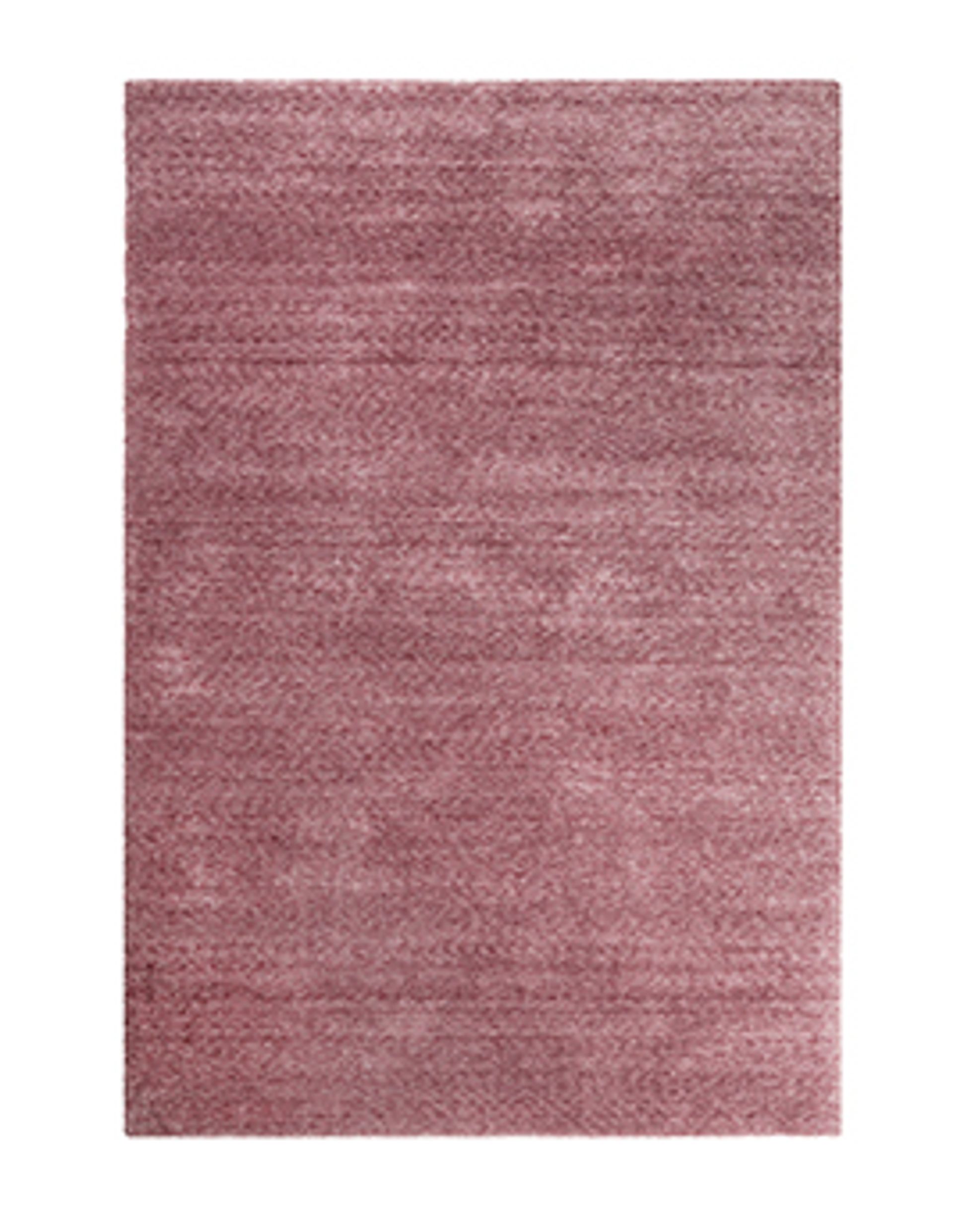 Tapis LOFT Esprit, uni  bordeaux chiné rose