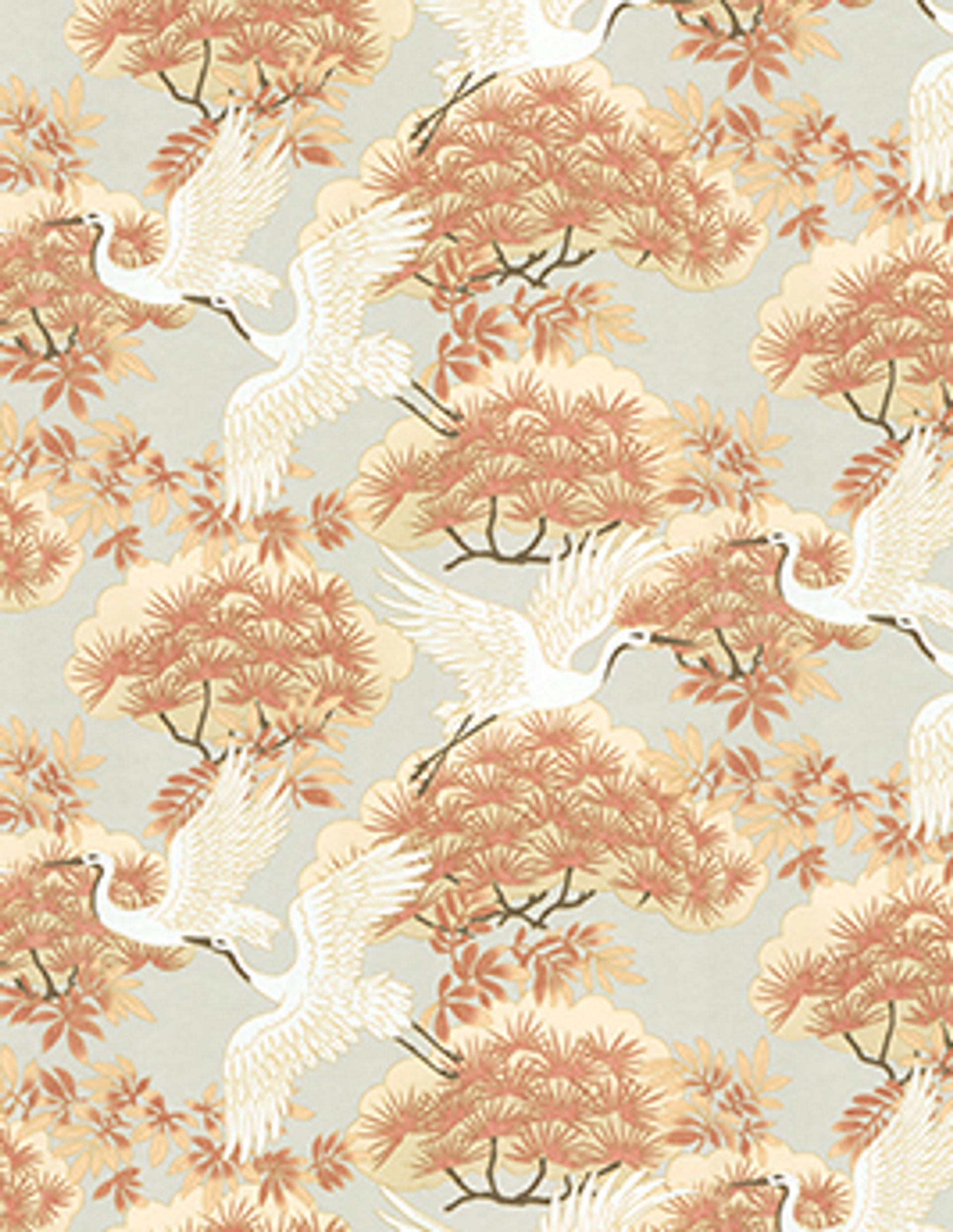 Papier peint CHIKUMA Coordonné, Intissé décor Floral / Végétal,  bleu