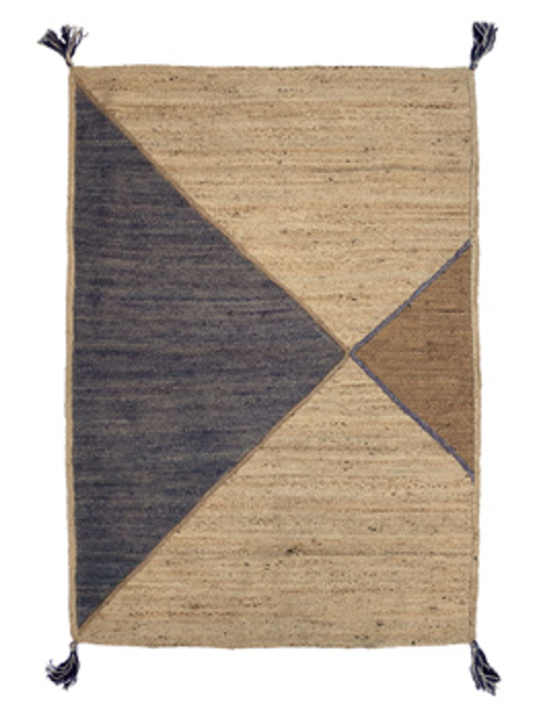 Tapis NAYA , géométrique beige rouge