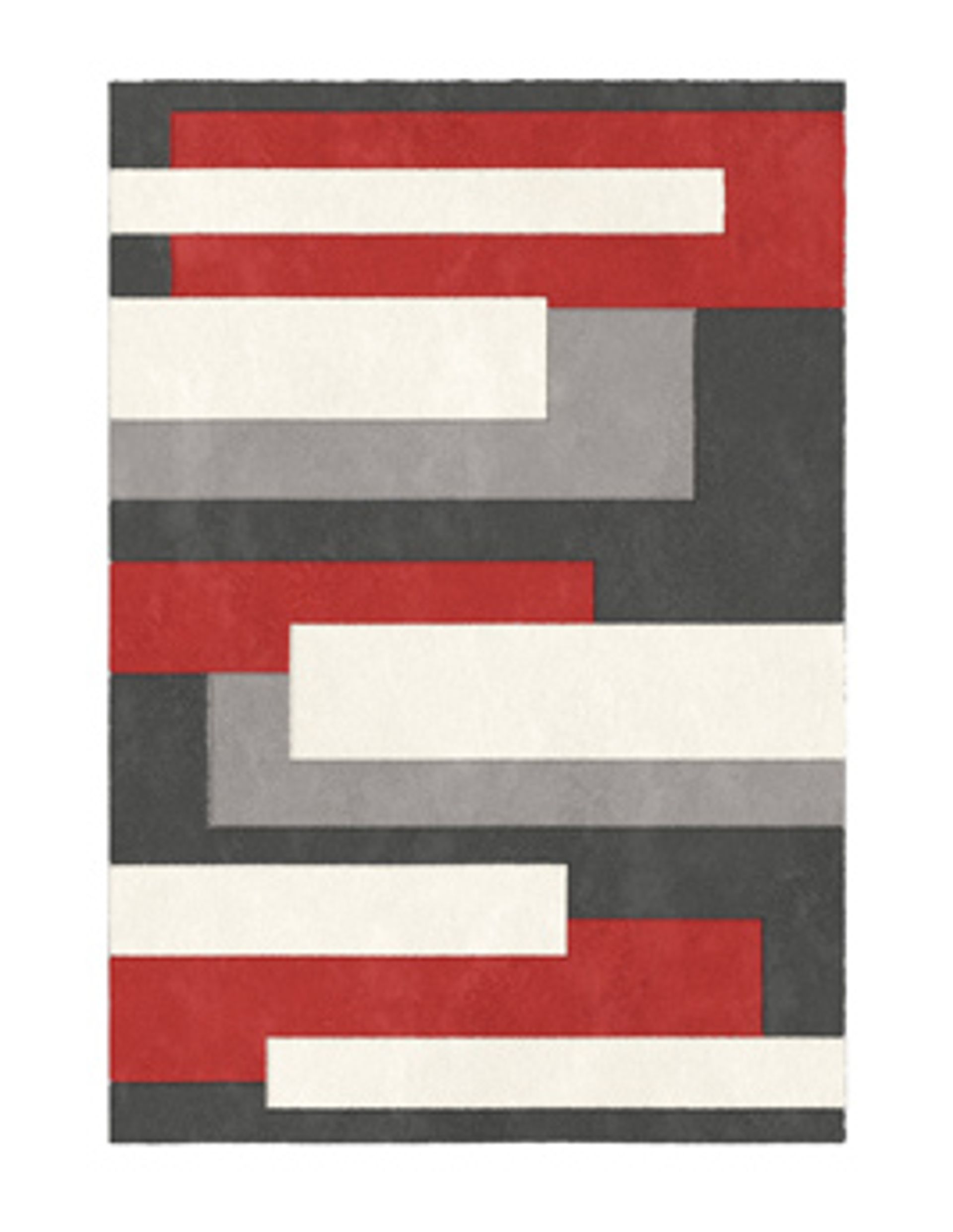 Tapis LACIS , géométrique gris