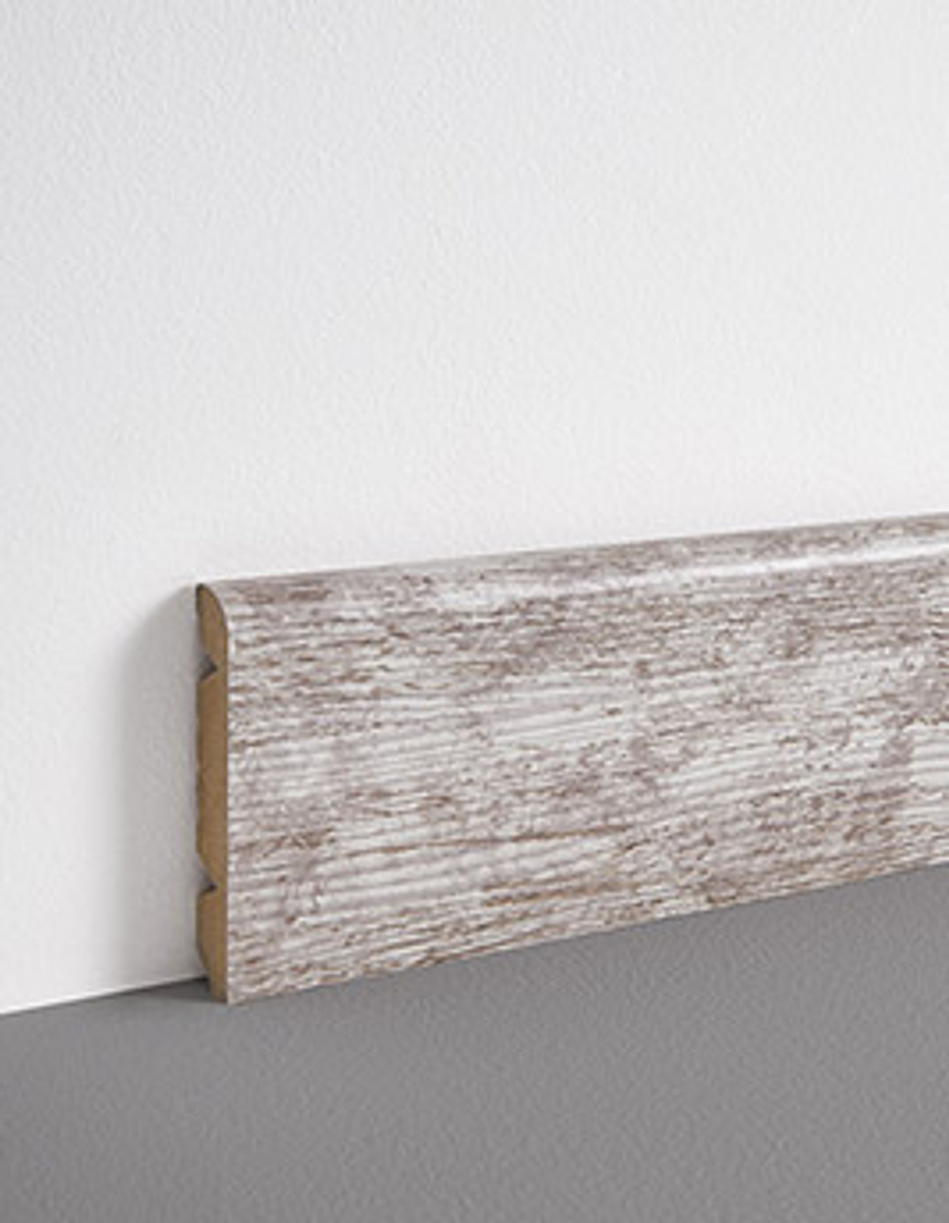 Plinthe  , Mdf, décor Bois chêne naturel, h.8.00 x L. 220.00 cm