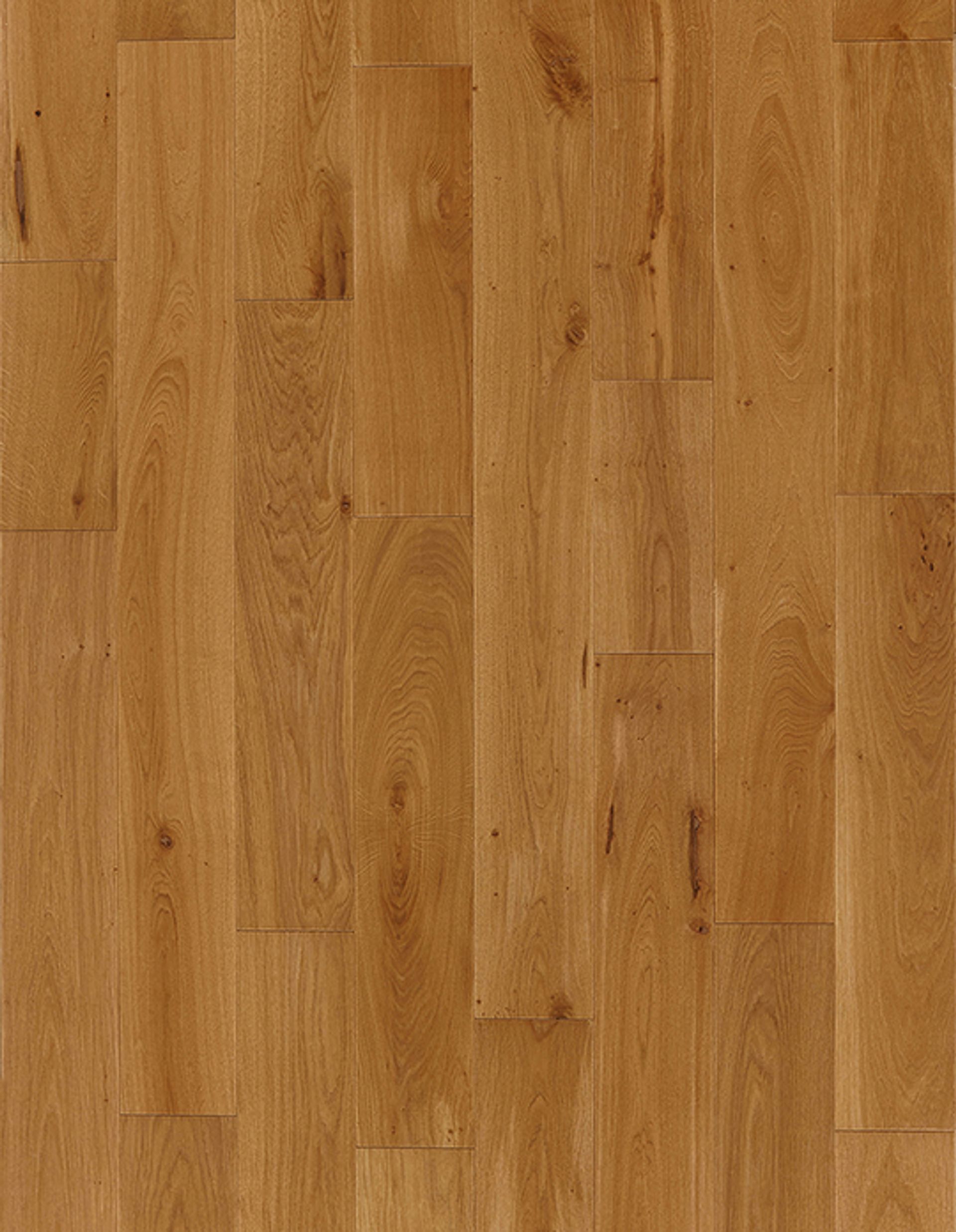 Parquet massif MASSIF CLIC 120 CHENE AUTHENTIQUE, chêne blanc, huilé, larg. 12.00 cm