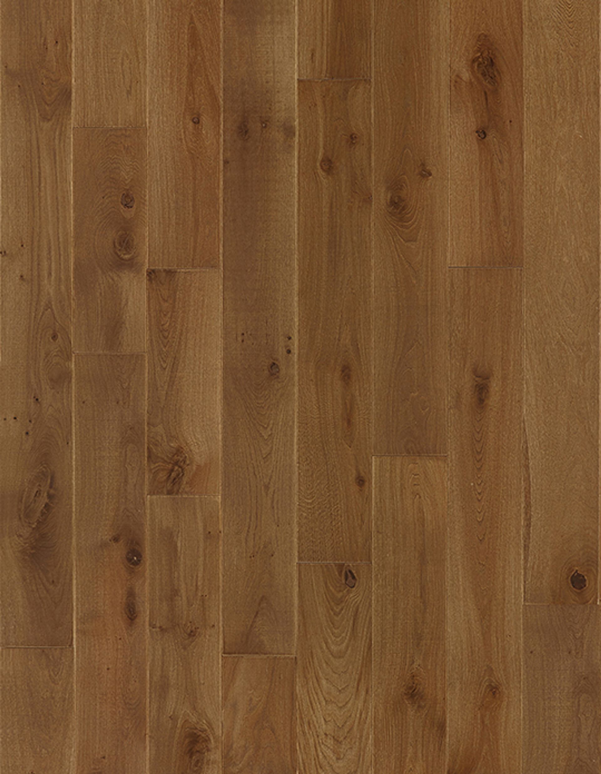 Parquet massif MASSIF CLIC 120 CHENE AUTHENTIQUE, chêne marron foncé, huilé, larg. 12.00 cm