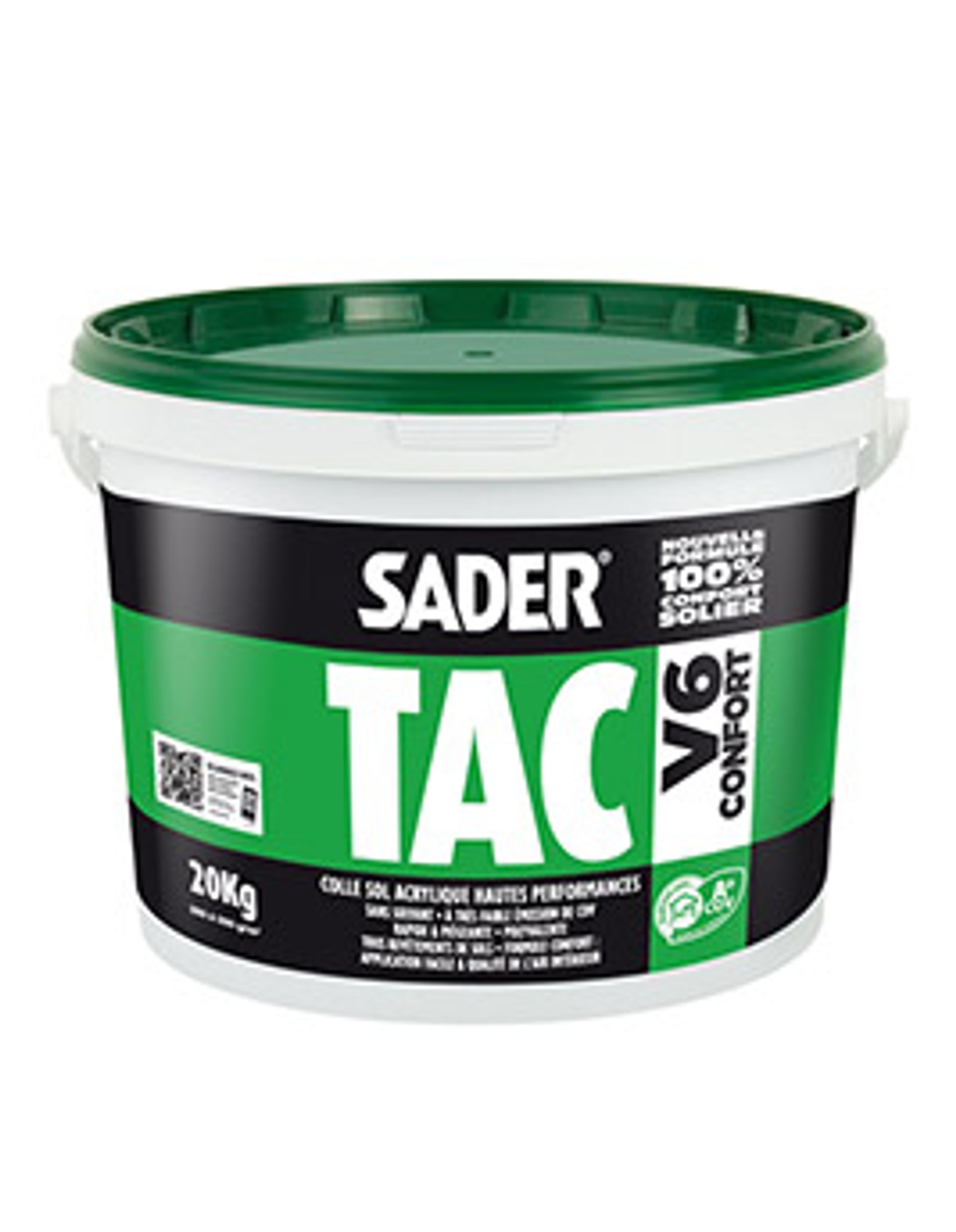 Colle Bostik SADER TAC V6, pour sols Accessoire Moquette, pour sols PVC et moquette, 6.00 kg