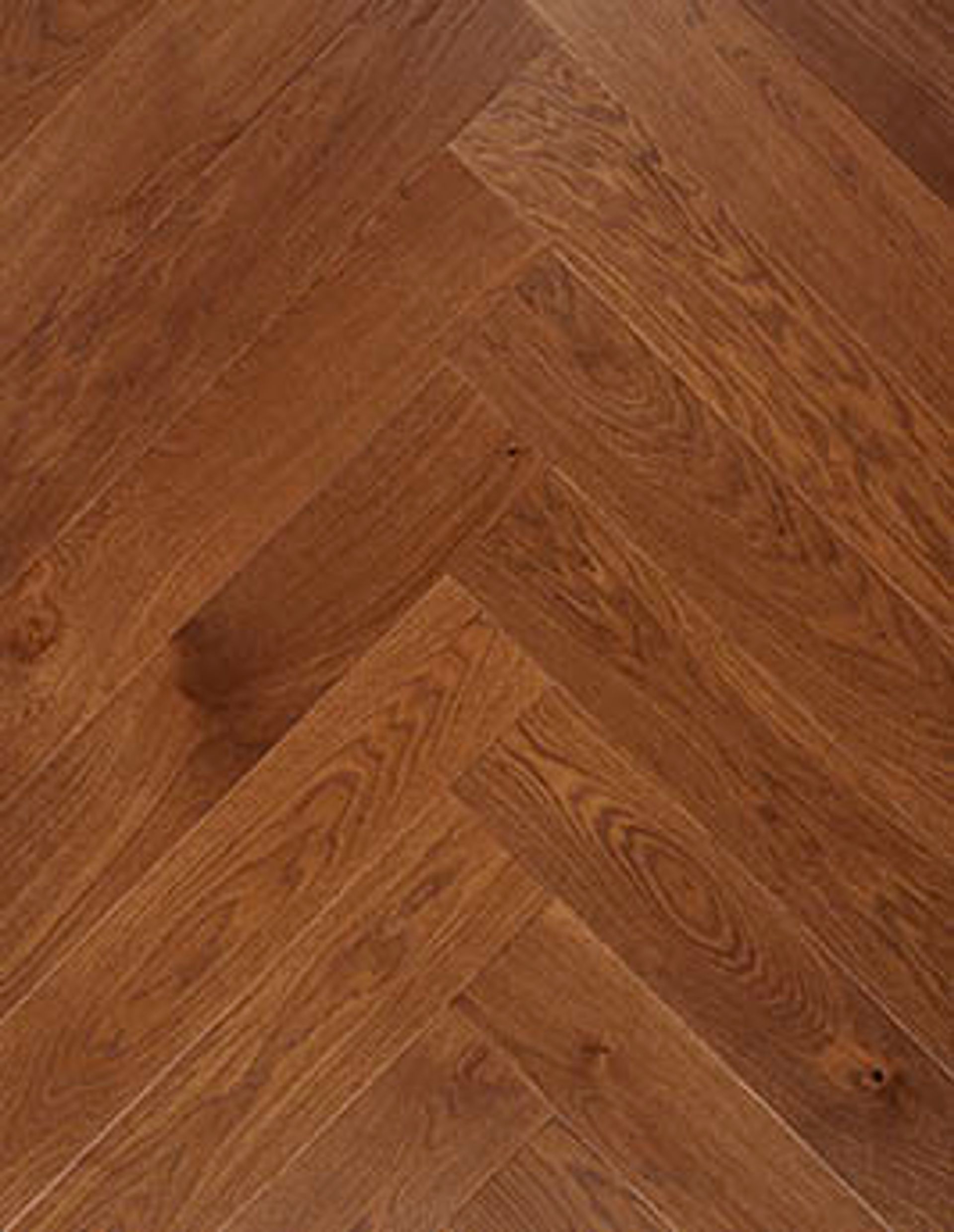 Parquet contrecollé CHAMBORD 130 CHENE RUSTIQUE new clic, chêne marron moyen, verni, larg. 13.00 cm