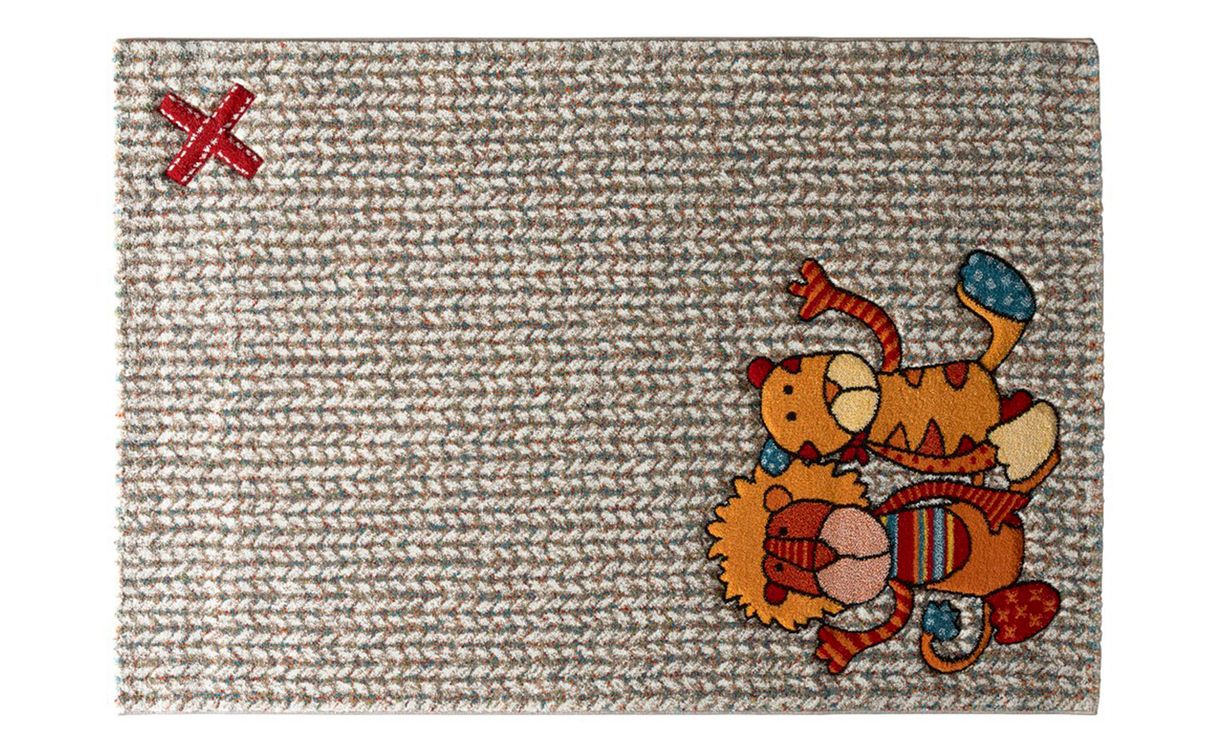 Tapis PATCHWORK SWEETYS Sigikids,  beige rouge