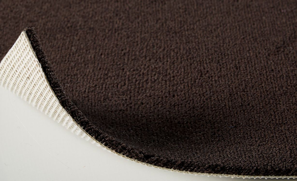 Moquette velours DELTA , col marron, rouleau 4.00 m