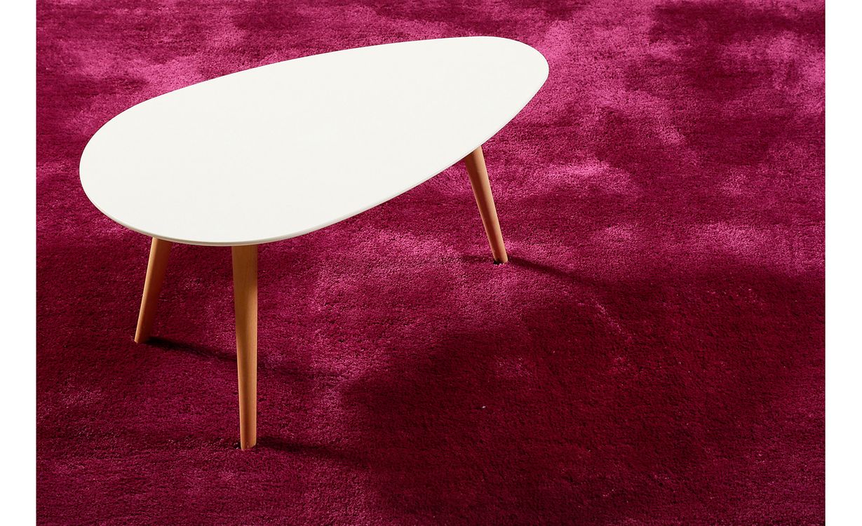 Tapis RELAXX Esprit, uni  Bourgogne