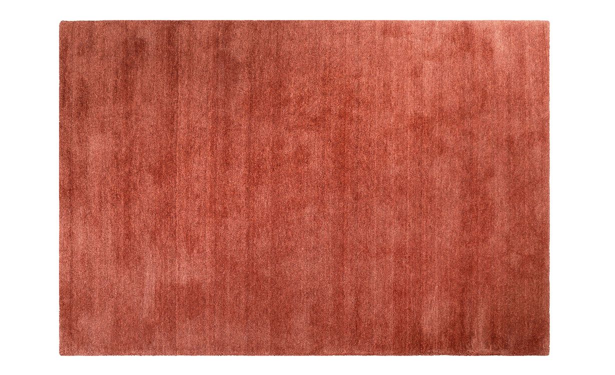 Tapis LOFT Esprit, uni  terracota chiné marron