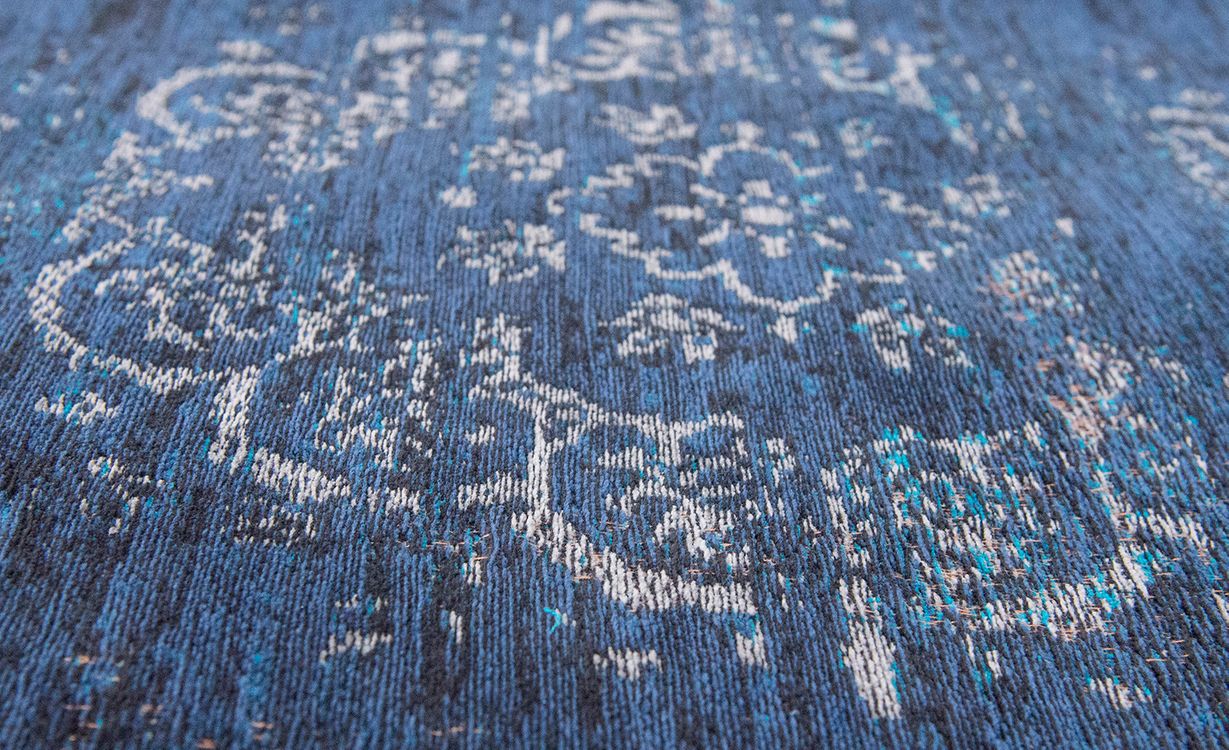 Tapis FADING MEDAILLON Louis De Poortere, oriental classiqueBlue Night