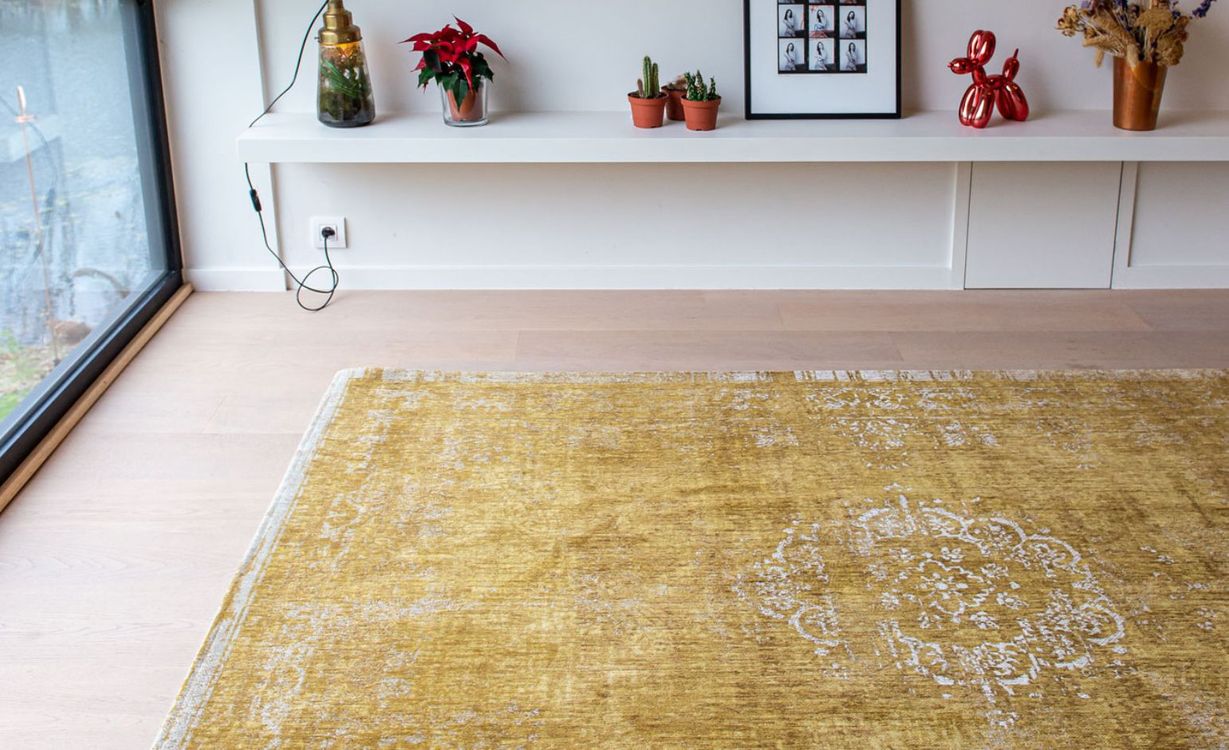 Tapis FADING MEDAILLON Louis De Poortere, oriental classiquespring moss
