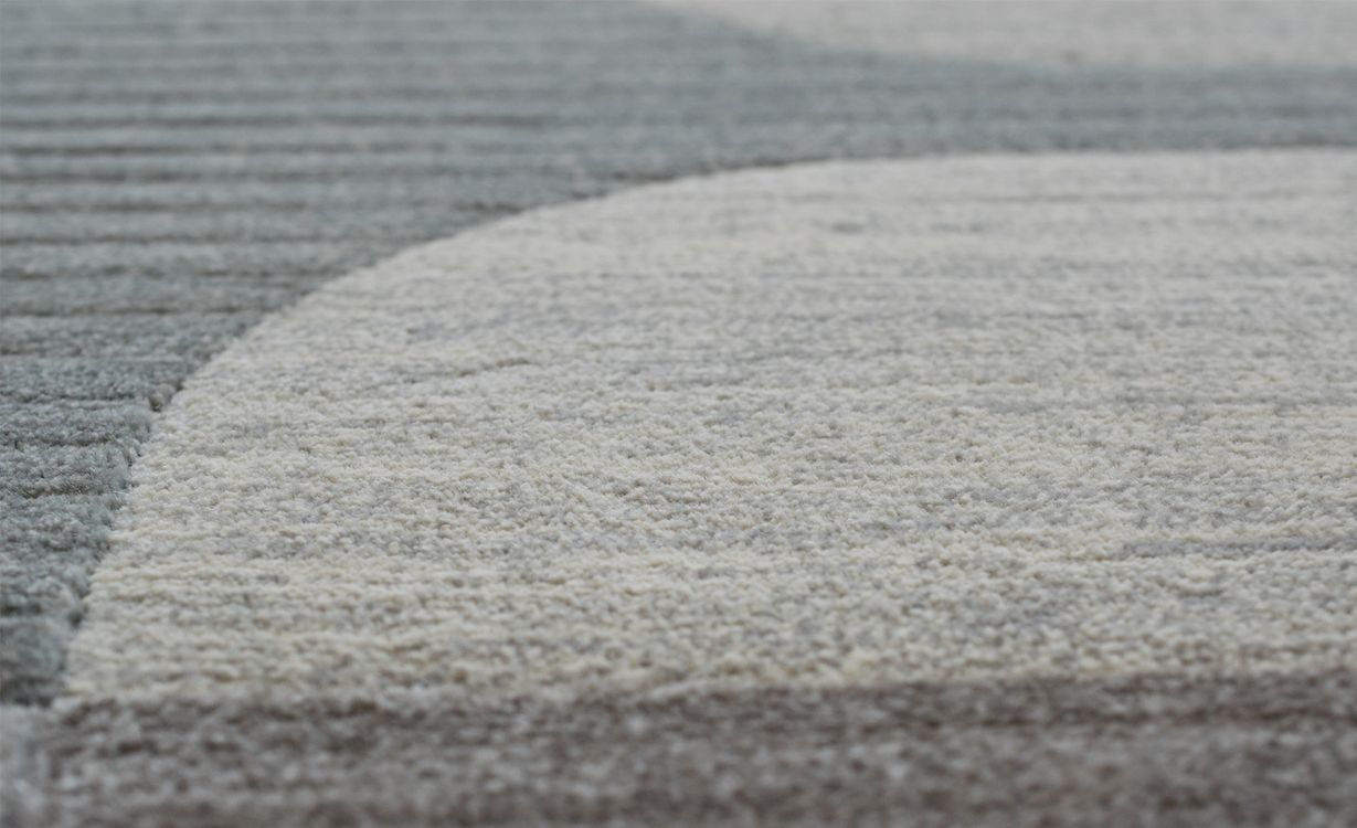 Tapis BAUHAUS , géométrique gris
