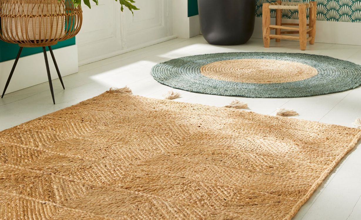 Tapis LOUXOR , géométrique beige