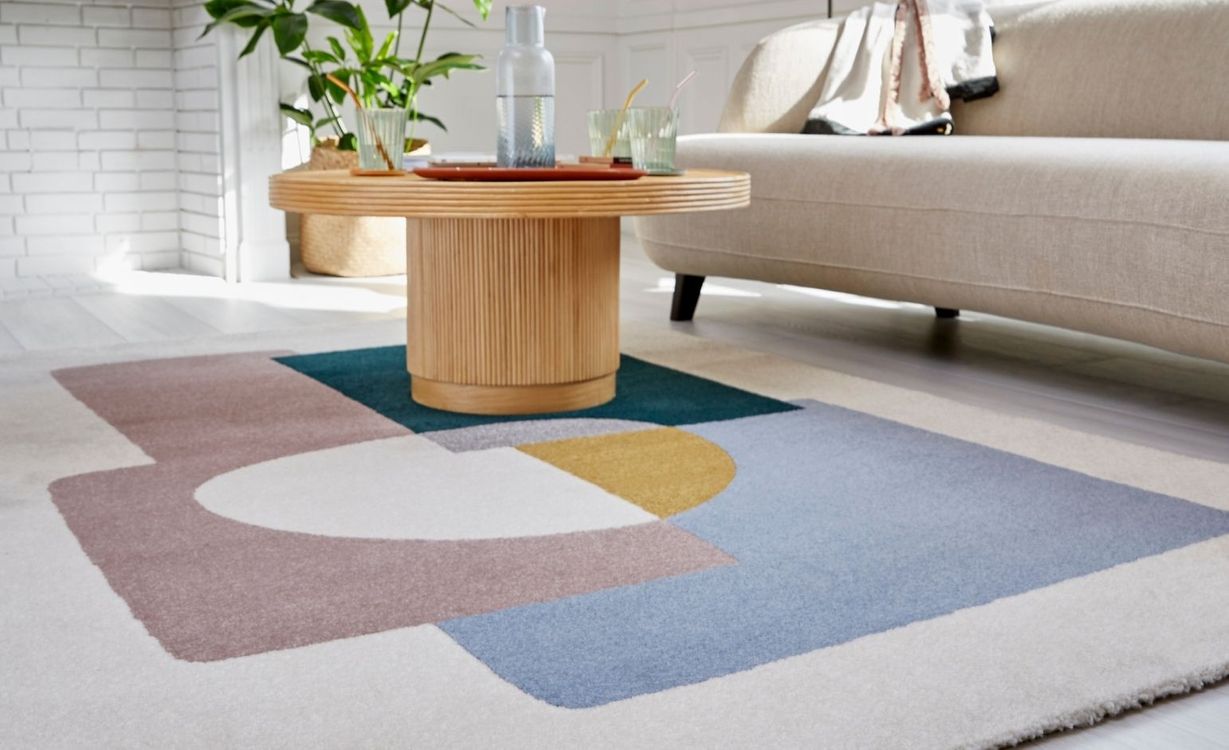 Tapis NINA , géométrique multicolore