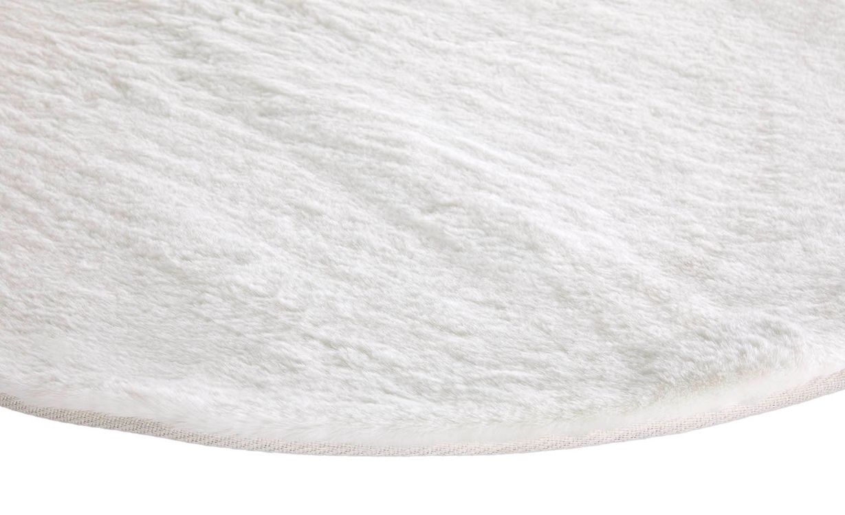 Tapis SWEETY , uni blanc